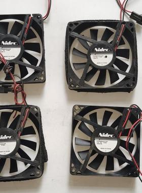 适用nidec冰箱静音散热风扇DJT80RBAS5-S02 12V DC 0.04A内置散热