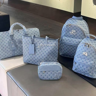 001 牛仔老花系列聚酯纤维背包双肩包JD2523163AD Jordan 25年新款