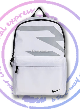 耐克NIKE 男女学生简约大容量聚酯纤维双肩包书包N32433014GS-001
