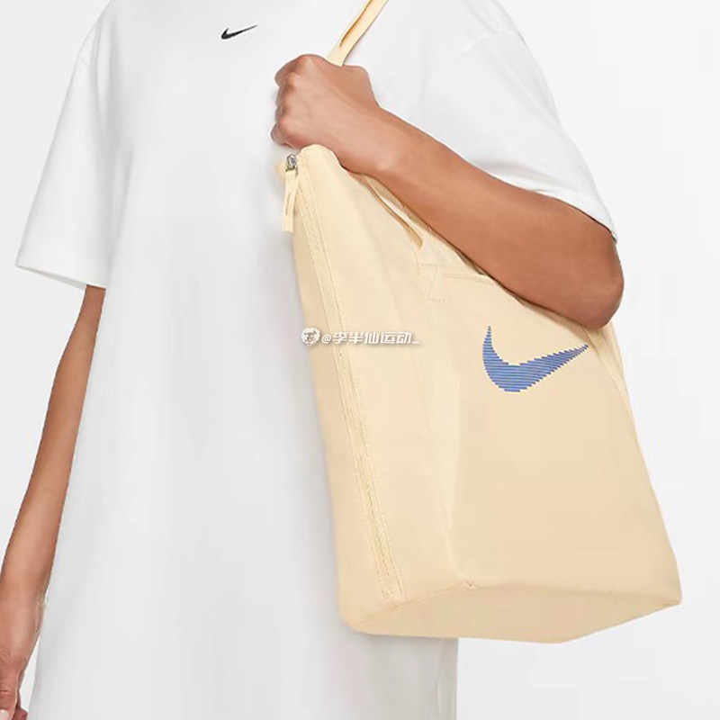 NIKE耐克女子运动户外织物拼接大勾大容量托特包手提包DR7217-294