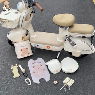 适用于雅迪莱茵电动车装 饰配件座椅套支架挂钩收纳储物电瓶车通用