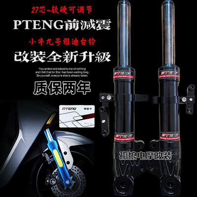 PTENG前减震27芯小牛U2九号M85雅迪深远009麦铃电动车改装避震器