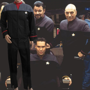 星际迷航Star trek复仇女神NEM舰长船员制服套装cosplay服装男