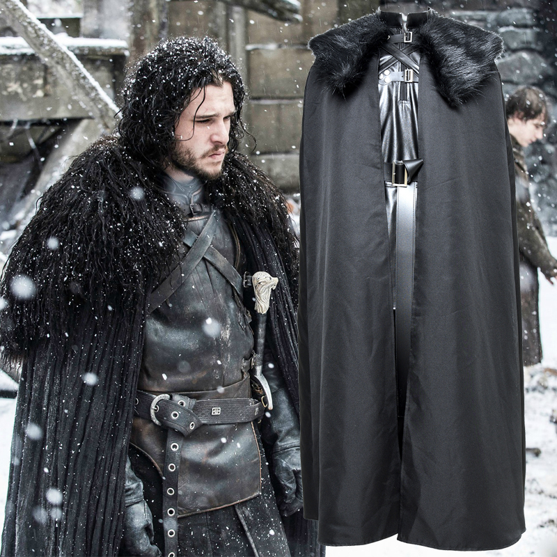 权力权利的游戏5冰与火之歌琼恩雪诺john snow乌鸦男cosplay服装