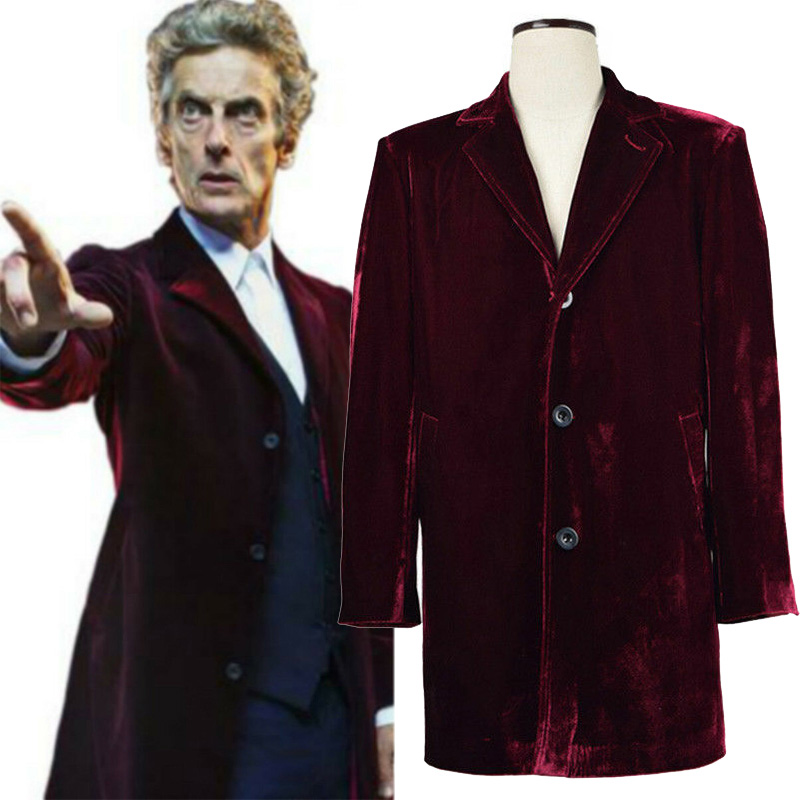 神秘博士彼得卡帕尔蒂酒红丝绒