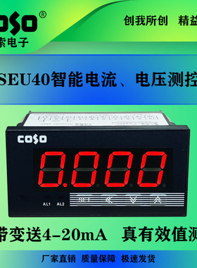 CSEU40上下限报警电流表 电压表 峰值保持电压表 高速测量仪表
