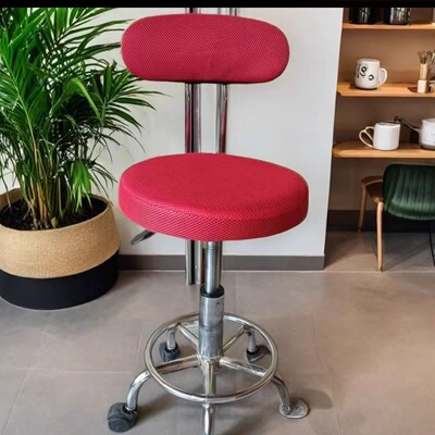 圆凳椅子凳子垫子吧台梳妆圆形学生坐垫防滑旋转椅子套罩