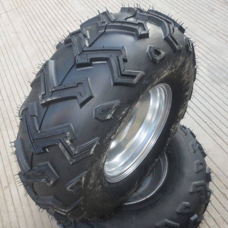 卡丁车配件 大公牛大悍马沙滩车22X8-10寸W型花纹轮胎带铁轮毂