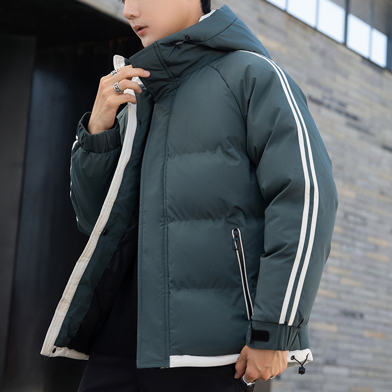 冬季加厚羽绒棉服男生夹棉外套