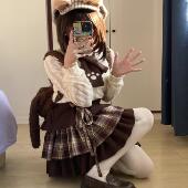 原创蛋糕裙半身蓬蓬裙小个子女秋冬季 木子酱JK 日系可爱短款