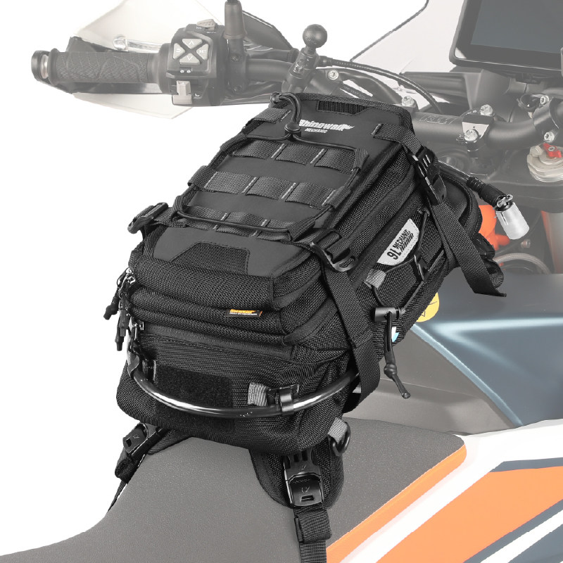 犀牛摩托车油箱包机械师系列骑行车前包摩旅车包(含1.5L水袋)