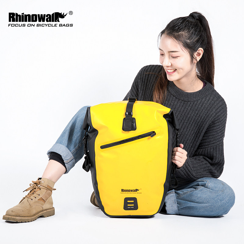 Rhinowalk犀牛自行车全防水 后驮包骑行背包 后座包 后货架包27L