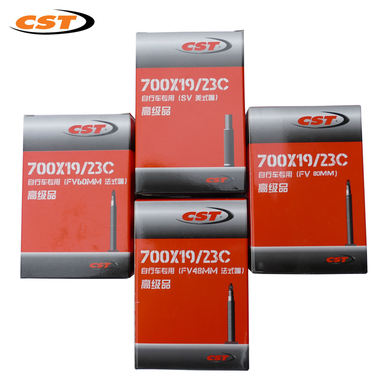 CST正新公路车内胎700*19/23C美嘴法嘴加长骑行内胎自行车轮胎