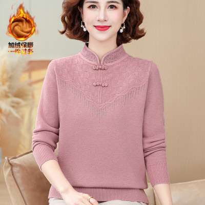 女加绒加厚保暖内搭打底衫套装