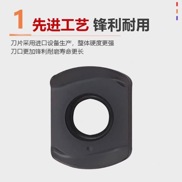 高光洁耐磨 BLMP0904R-M FL9080快进给铣刀片 BLMP0603R-M FL9030