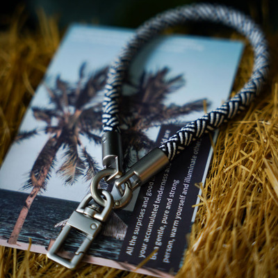 防掉手机挂绳多功能钛原色手腕绳短款旋转扣户外防丢防偷钥匙扣