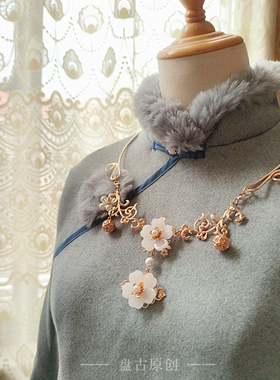 小清新简约百搭古风璎珞项圈