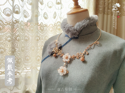 小清新简约百搭古风璎珞项圈