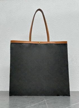 2026新款soft shopper大号竖版水桶包女士托特包印花单肩包