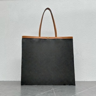 2026新款soft shopper大号竖版水桶包女士托特包印花单肩包