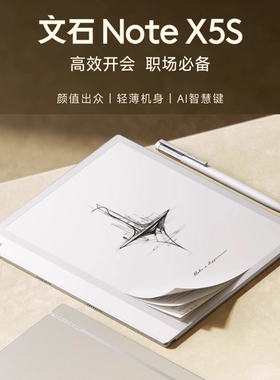 BOOX文石电纸书NoteX5S电子书阅读器护眼屏 AI大屏智能办公本平板