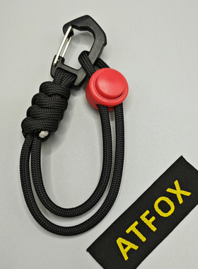 ATFOX包挂手作小众编织挂绳M系手工多巴胺挂绳
