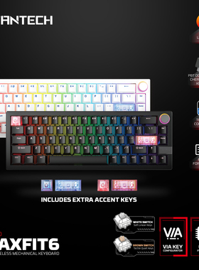 FANTECH MK920 Three-mode Gaming Mechanical Keyboard