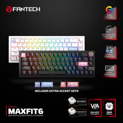 FANTECH MK920 Three-mode Gaming Mechanical Keyboard