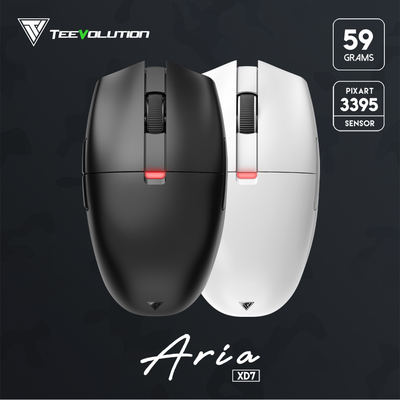 TEEVOLUTION  Aria XD7  Wireless and Wired Gaming Mouse