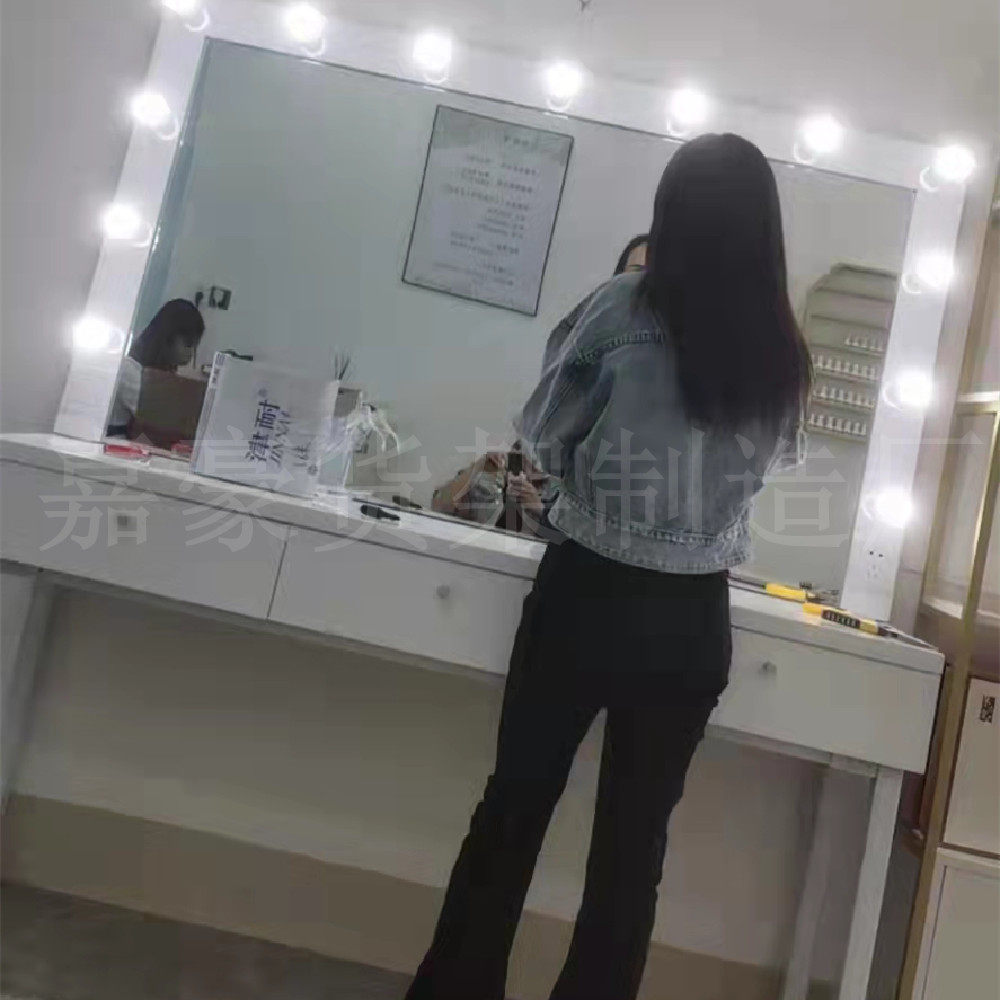 带抽屉烤漆工作室学校化妆桌