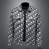 2025秋冬新款翻领毛呢羽绒服夹克外套6016-F8820-P325，男装夹克，钱塘6016