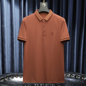 新款男POLO衫刺绣短袖翻领T恤 钱塘6016-E3509-P70 沙发图，男装T恤，钱塘6016