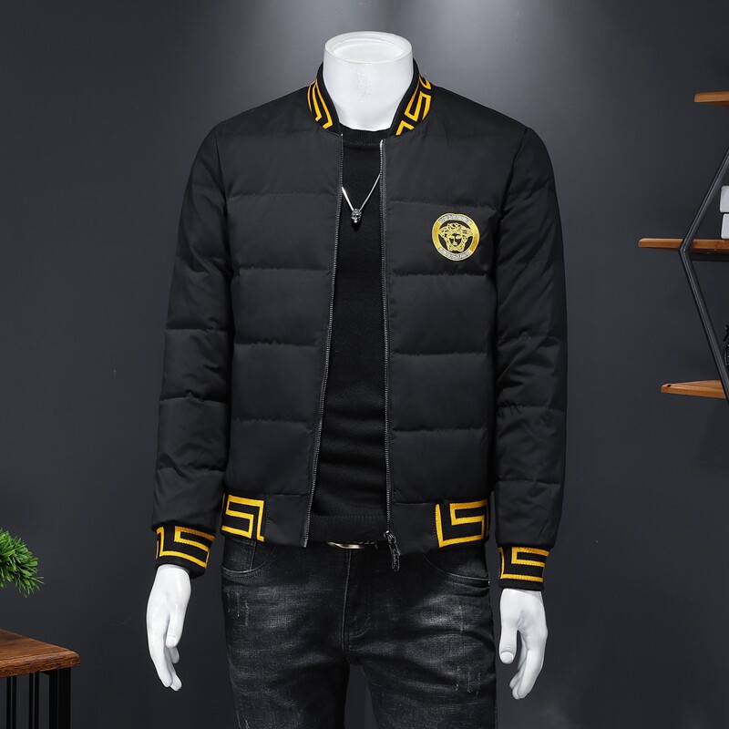 白鸭绒2024新款男士立领羽绒服钱塘6016-18116P280图片
