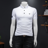 2024年新款男POLO衫印花纯色钱塘6016-E2028-P75，男装Polo衫，钱塘6016