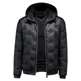 90绒2024新款连帽羽绒服外套男钱塘6016-F7787-P300，男装羽绒服，钱塘6016