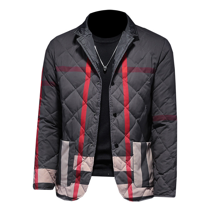 2022大货西装领短款羽绒服轻薄款男翻领钱塘6016-B2208P280假模,男装羽绒服,钱塘6016