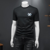 2026年夏季微阔重磅贴布T恤QT6016-E3699-P78，男装T恤，钱塘6016