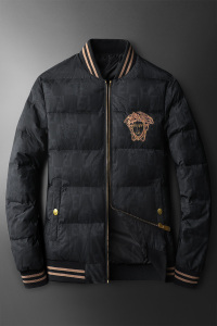 90%白鸭绒2024新款男士立领羽绒服钱塘6016-F9197P290平铺图片