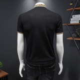 2024年新款男POLO衫纯色钱塘6016-E2026-P75，男装Polo衫，钱塘6016