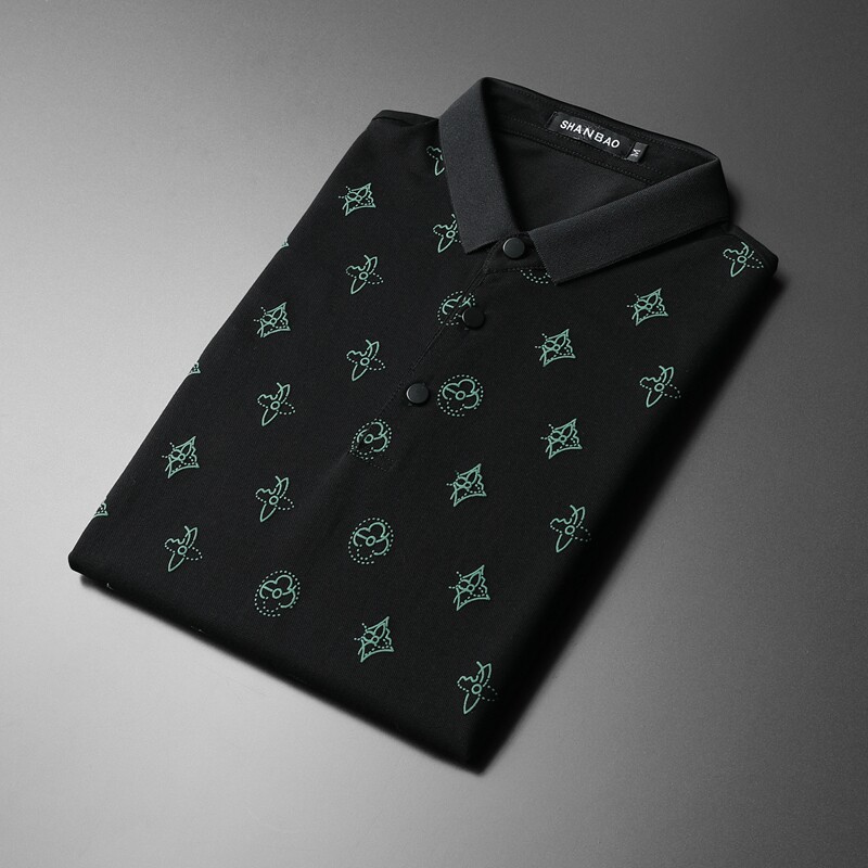 2024年新款男POLO衫纯色钱塘6016-E2034-P80,男装Polo衫,钱塘6016