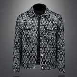 2025秋冬新款翻领呢子夹克羽绒服6016-F8821-P325，男装夹克，钱塘6016