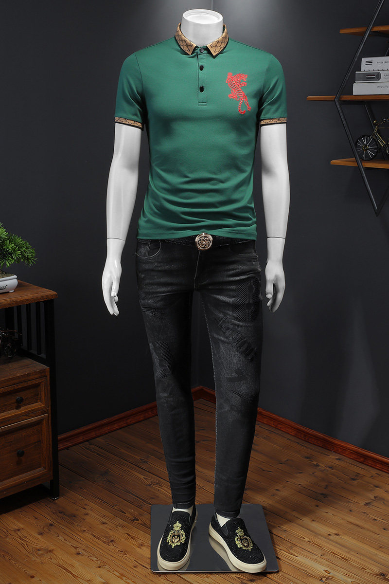 2026年新款男POLO衫钱塘6016-E2492-P75,男装Polo衫,钱塘6016