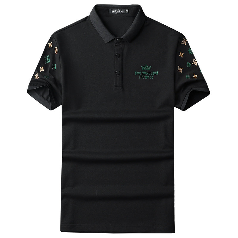 2024年新款男POLO衫印花钱塘6016-E2471-P75,男装Polo衫,钱塘6016