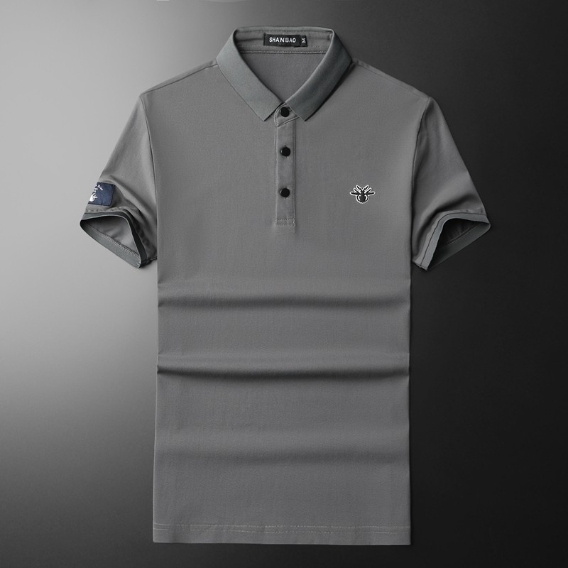2024年新款男POLO衫印花纯色钱塘6016-E2028-P75,男装Polo衫,钱塘6016