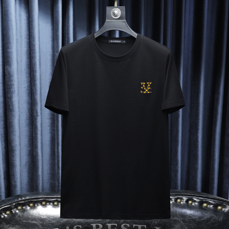 2025年新款圆领印花夏季男士T恤钱塘6016-E3313-P60沙发图，男装T恤，钱塘6016