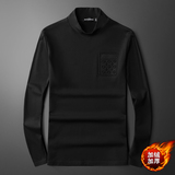 风丝光棉加绒加厚高领打底衫长袖T恤男装钱塘6016-CC2221-P85，男装T恤，钱塘6016