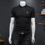 2024年新款男POLO衫印花纯色钱塘6016-E2028-P75，男装Polo衫，钱塘6016