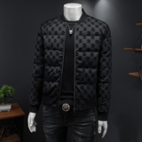 F6060P2902024高端冬季90%白鸭绒植绒连帽羽绒服假模335，男装羽绒服，钱塘6016