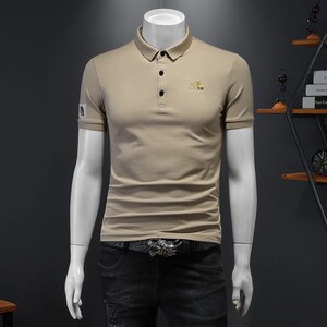 2024年新款男POLO衫印花钱塘6016-E1919-P75绿色图片