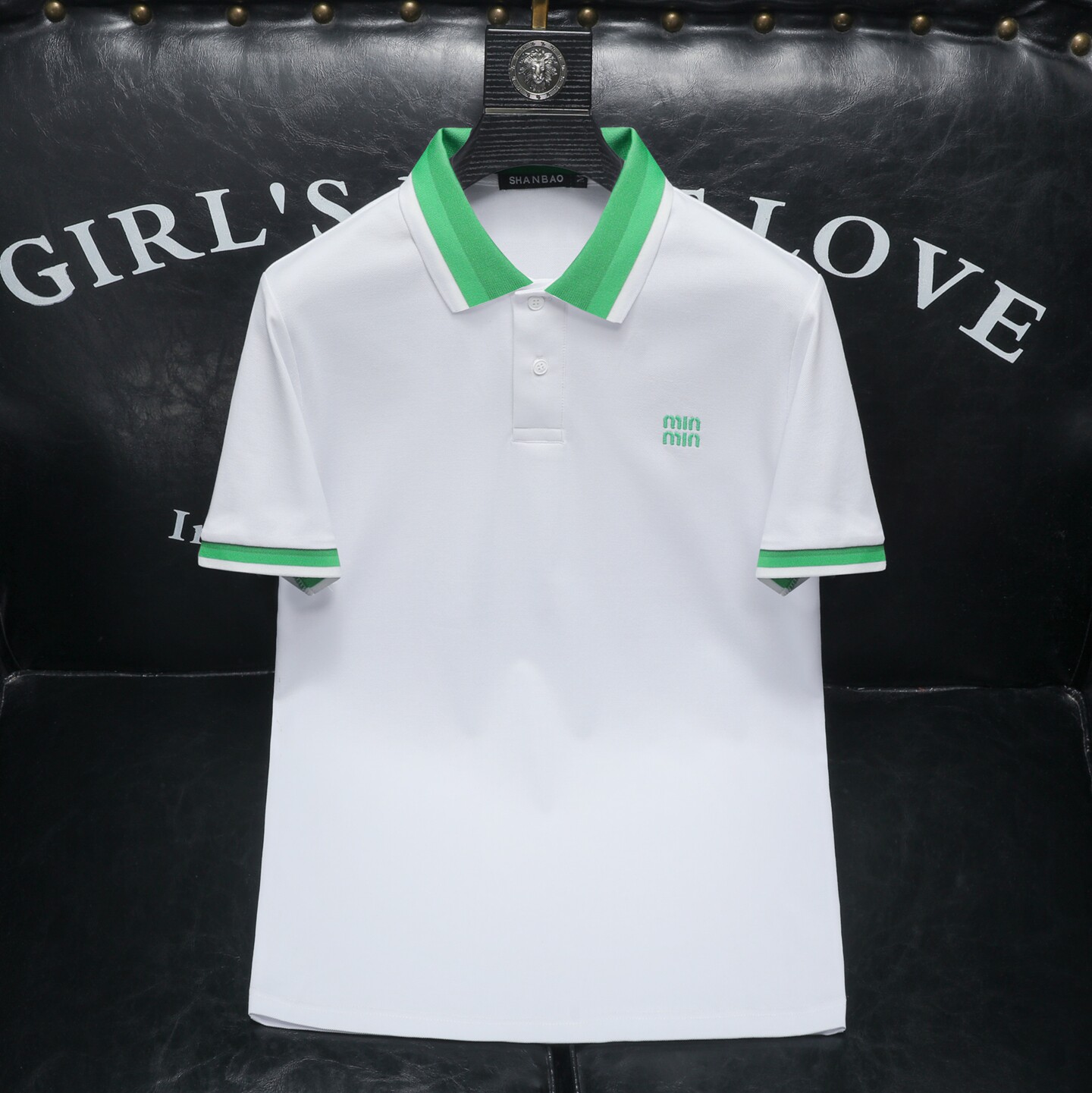 2026年夏季拼色刺绣POLO衫QT6016-E3692-P75,男装Polo衫,钱塘6016